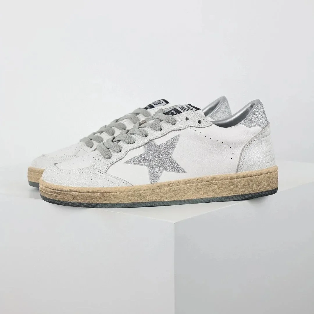 Other Silver Star White Sneakers 30-Silver Diamond Tail 58 Dirty Shoes White - 1