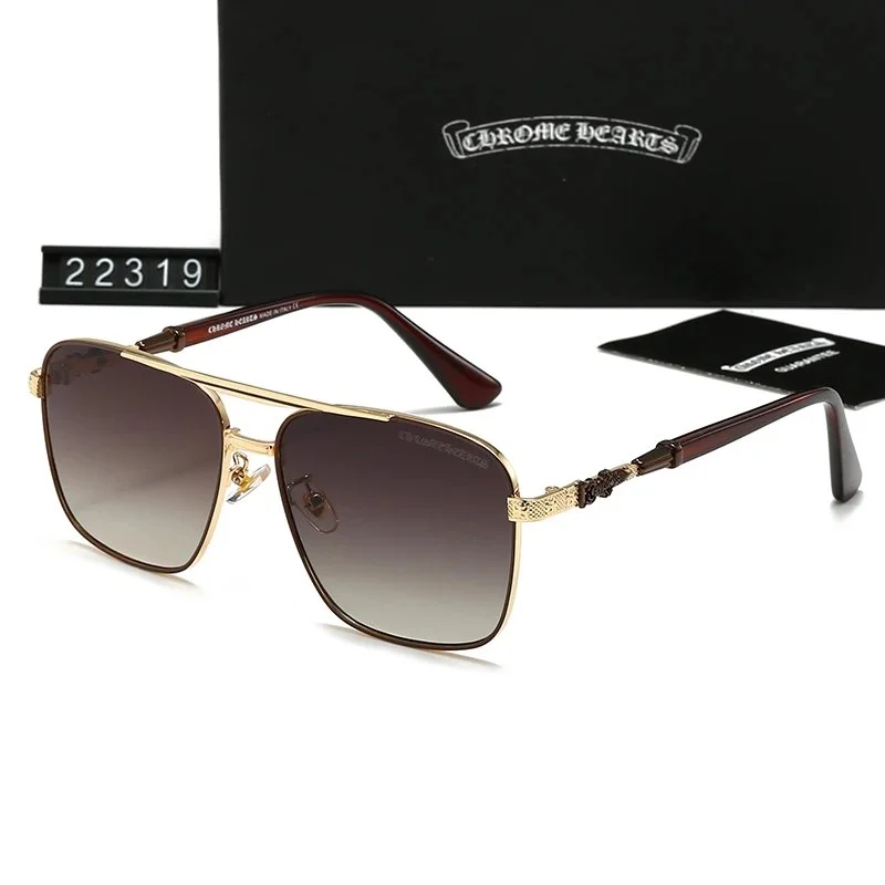 Chrome Hearts Chrome Hearts CH Cross Sunglasses Gradient Brown Brown