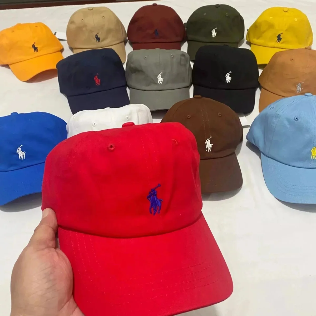 Polo Ralph Lauren Polo Ralph Lauren Big Pony Red Baseball Cap Red