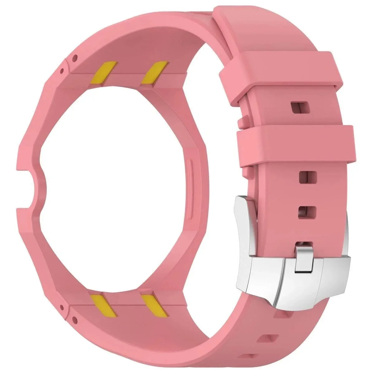 Other Pink Silicone Watch Strap Pink - 1