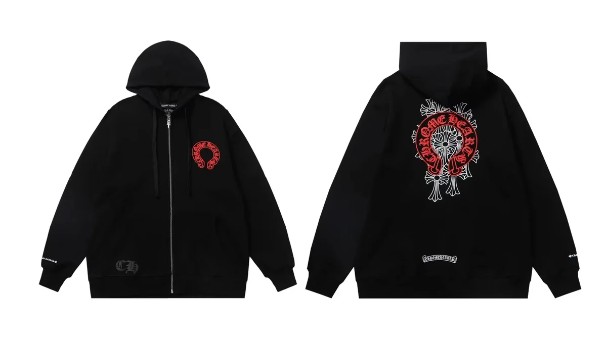 Chrome Hearts Chrome Hearts CH Cross Black Zip-Up Hoodie Black
