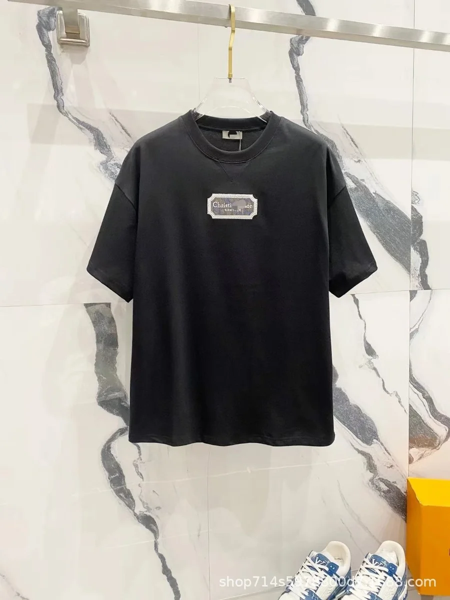 Dior Christian Dior Black Logo Patch T-Shirt Black