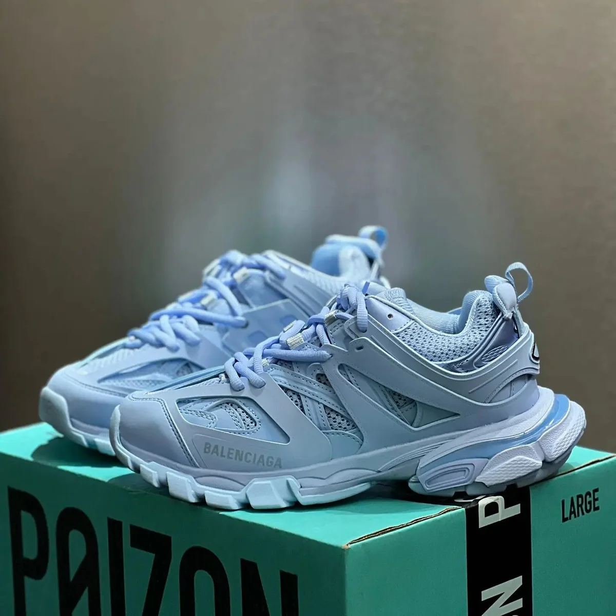 Balenciaga Balenciaga Track.3.0 Triple Light Blue Sneakers Blue