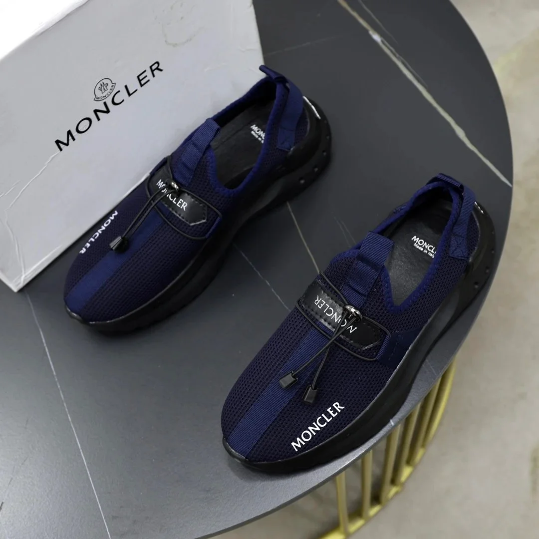 Moncler Moncler Navy/Black Slip-On Sneakers Navy