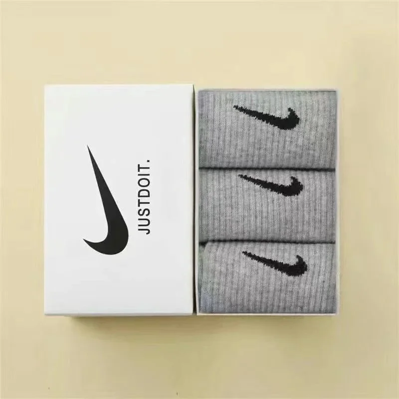 Nike Nike 3-Pack Grey Socks Grey