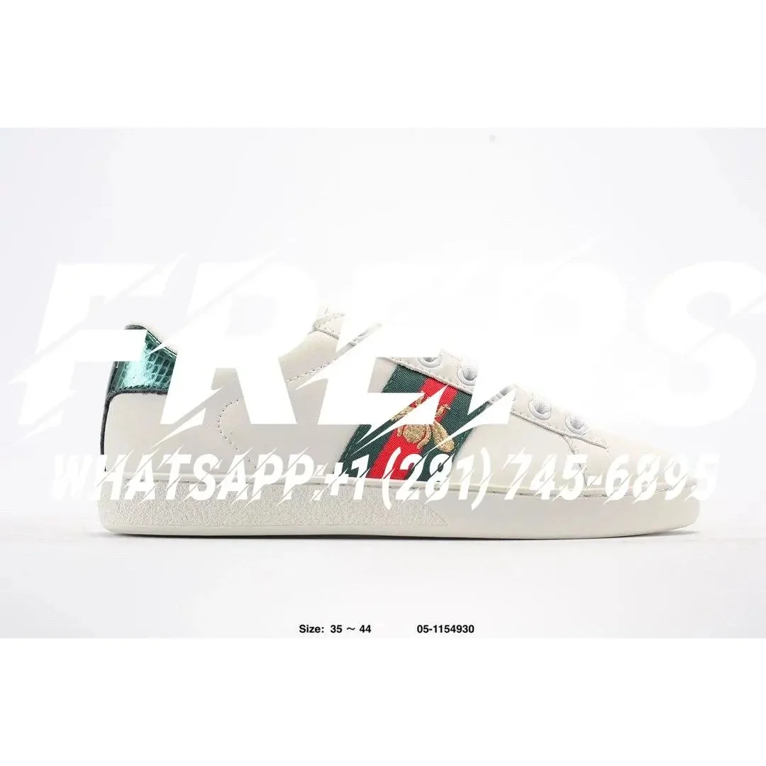 Gucci Gucci Ace White/Green Red Bee Sneakers White