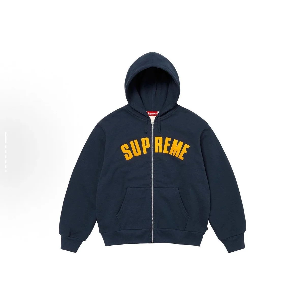 Supreme Supreme Supreme Arch Logo Deep Blue Zip-Up Hoodie Blue - 1