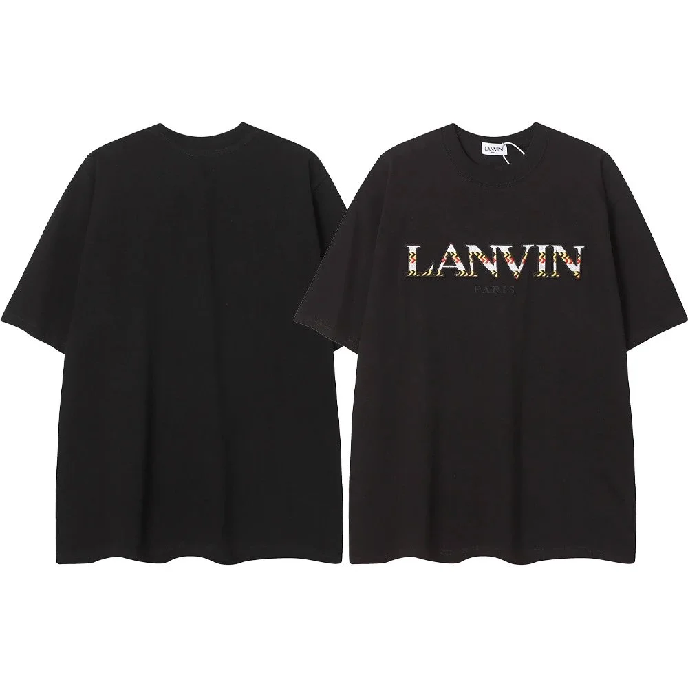 Lanvin Lanvin Black Logo T-Shirt Black