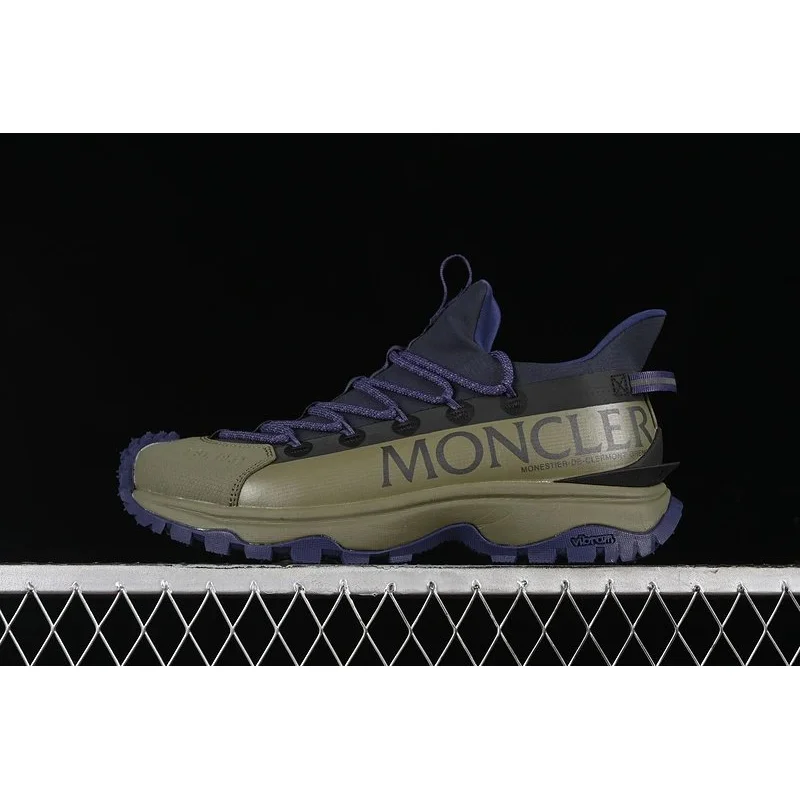 Moncler Moncler Beige/Purple Vibram Sole Sneakers Beige