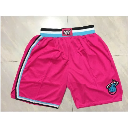 Other Pink Miami Heat Basketball Shorts Pink - 1