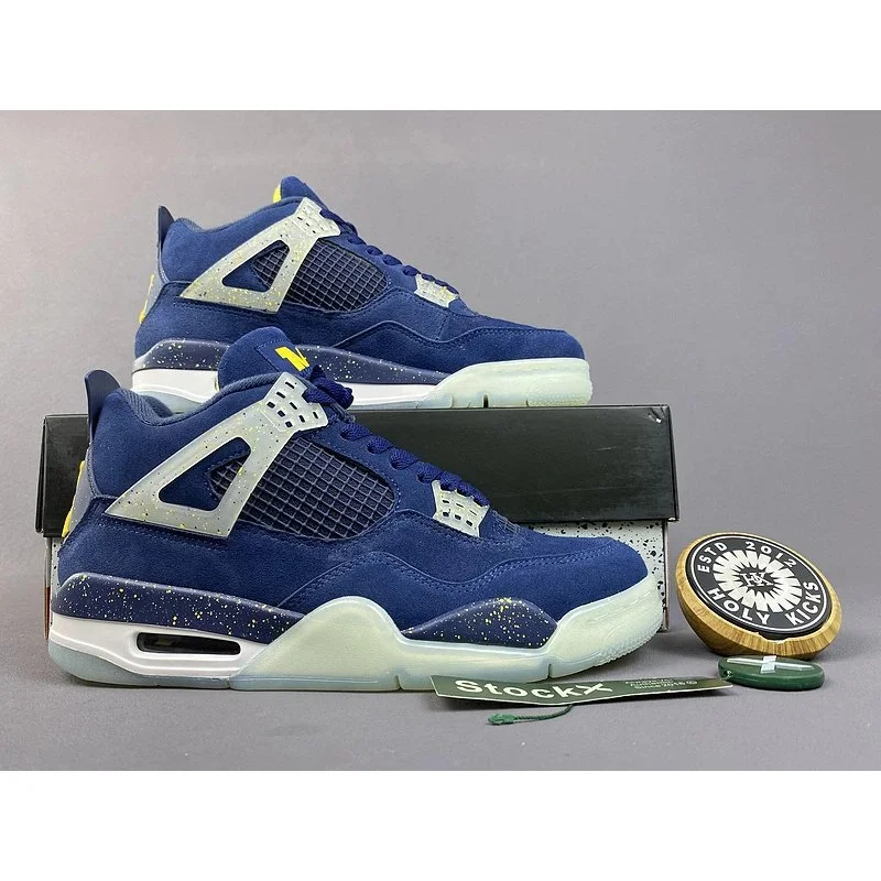 Nike Nike Air Jordan 4 University Blue Sneakers Blue - 1
