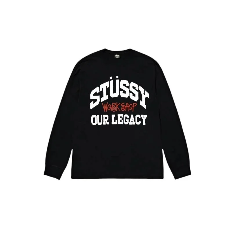 Stussy Stüssy Our Legacy Black Long-Sleeve T-Shirt Black - 1
