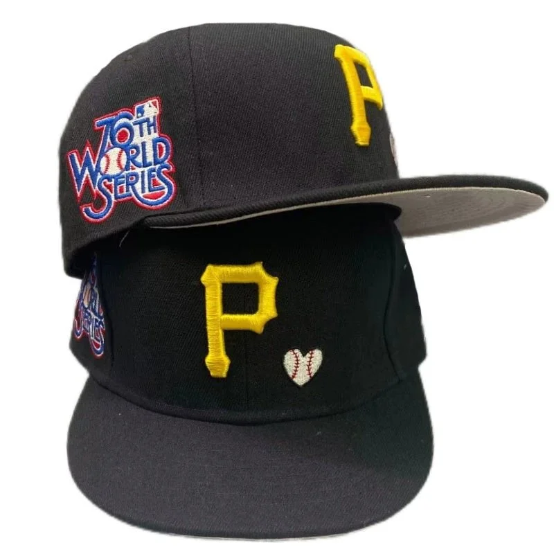 New Era New Era 59FIFTY Pittsburgh Pirates Black & Yellow Cap Black - 1
