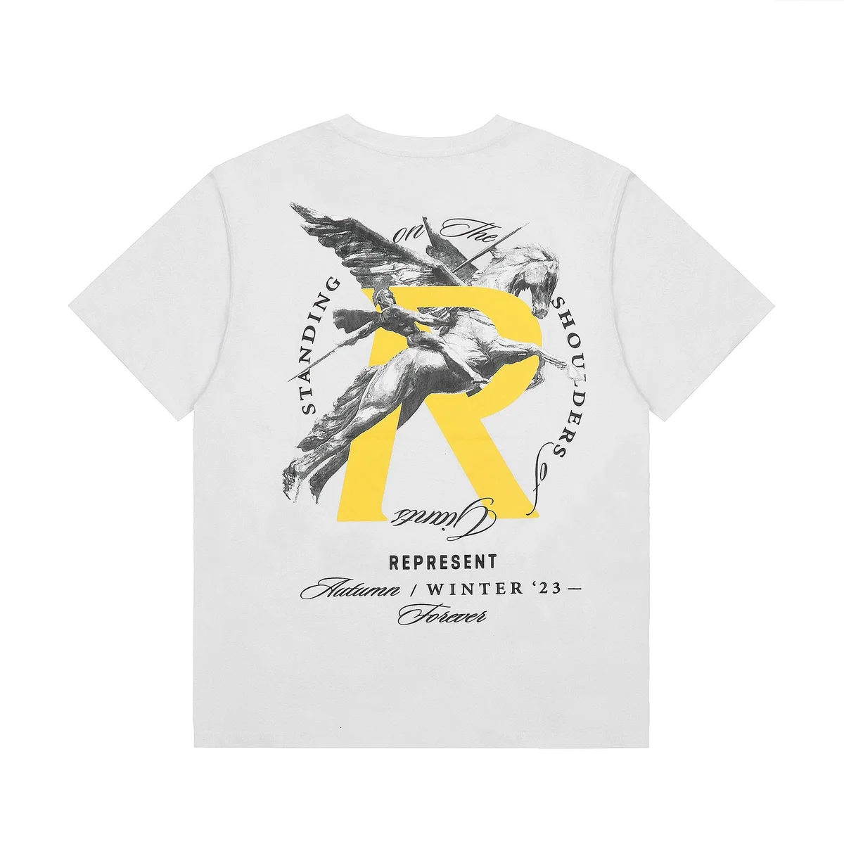 Represent Represent White 'Standing on the Shoulders' T-Shirt White - 1