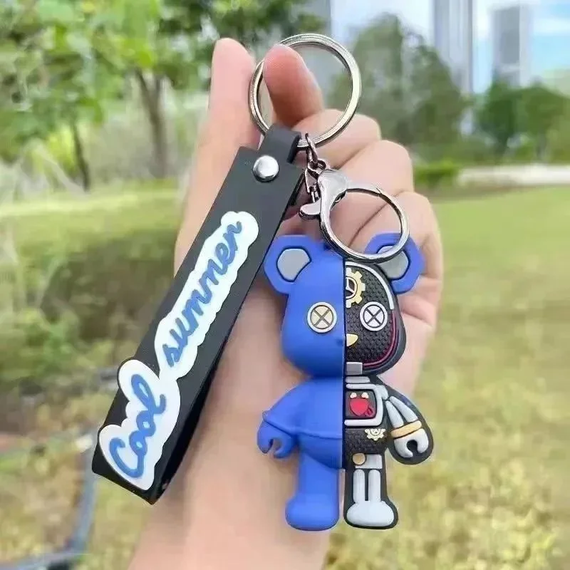 Blue Bear Keychain with 'Cool Summer' Strap catalog image
