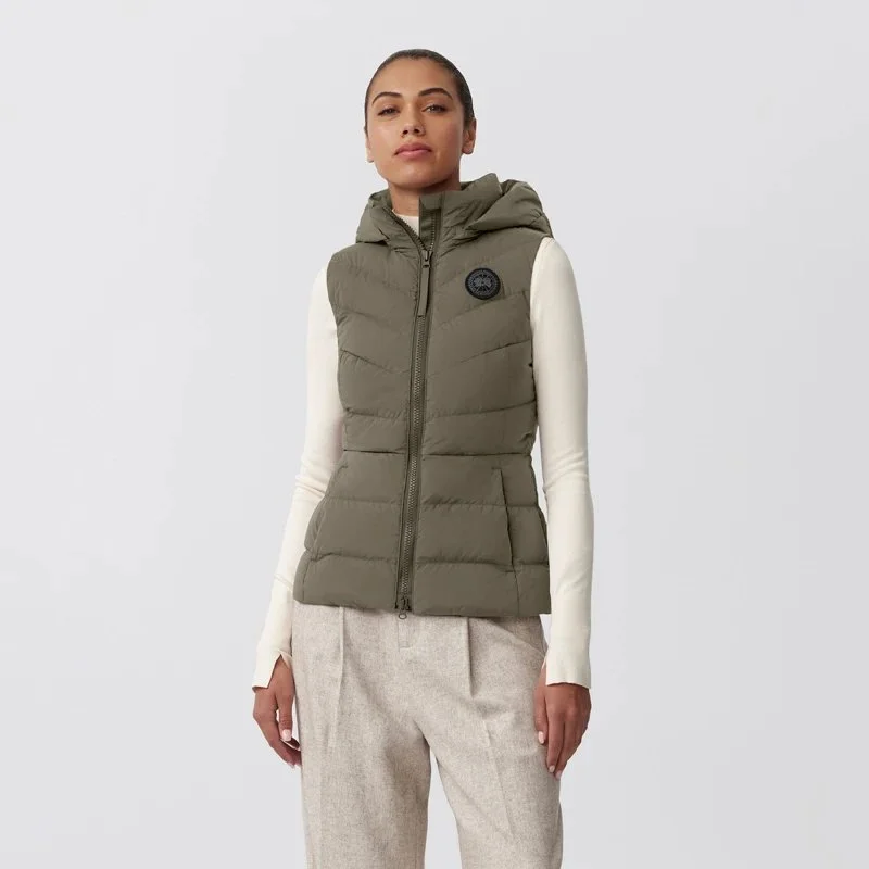 Canada Goose Canada Goose Expedition Hooded Puffer Vest 1664灰绿色 Green - 1