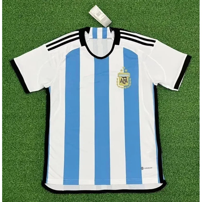 Adidas Adidas 3 Star Argentina Home Jersey White/Blue Soccer Shirt White - 1