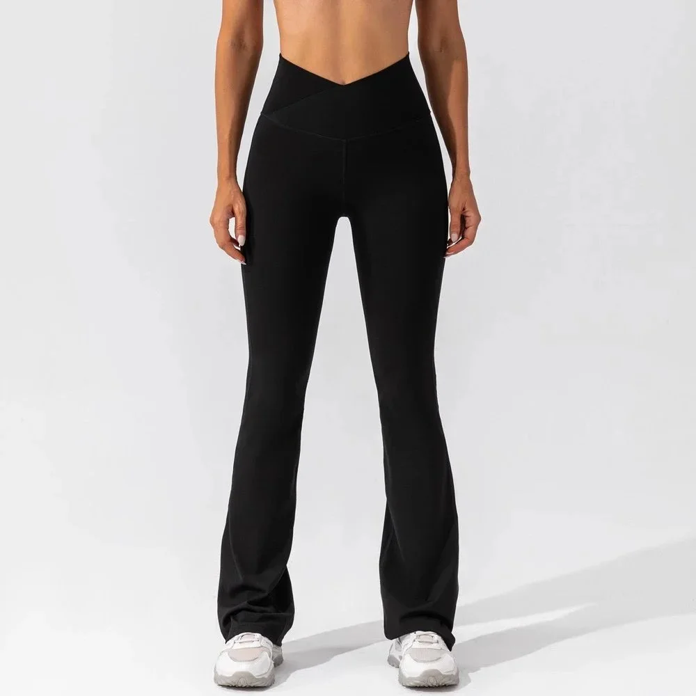 Other Black Flare Leggings Yoga Pants Black - 1