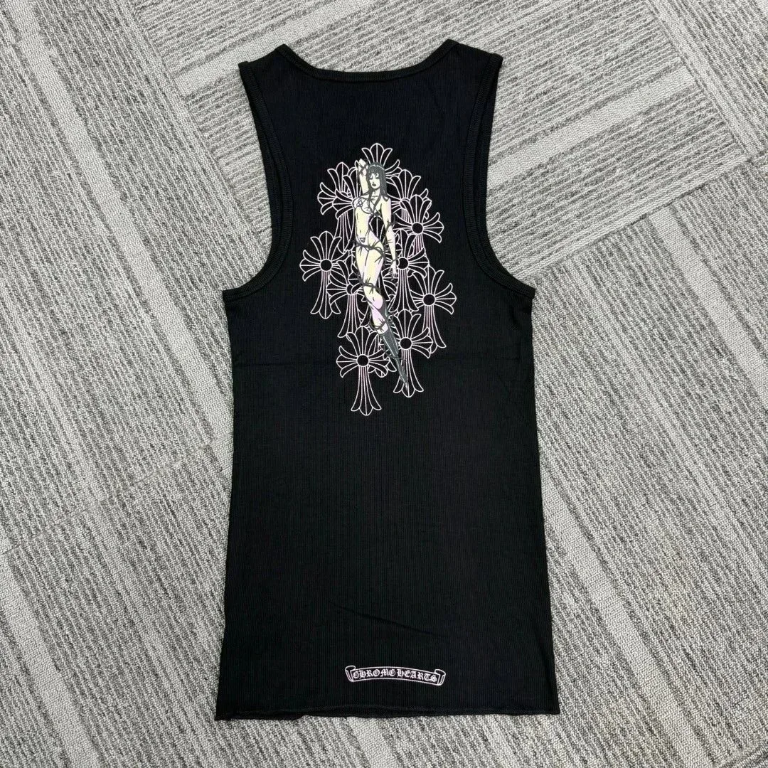 Chrome Hearts Chrome Hearts CH Cross Tank Top Black Black - 1