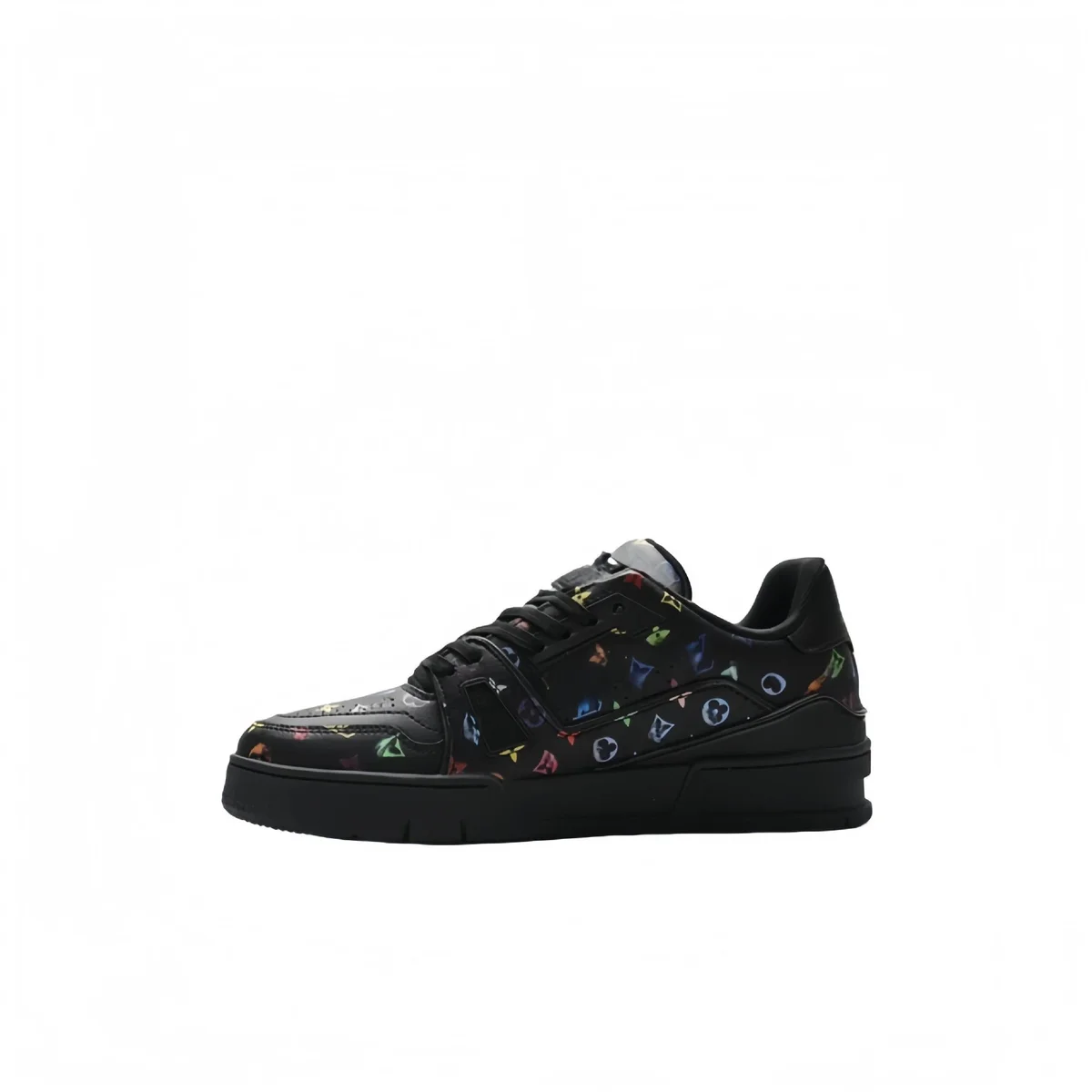 Louis Vuitton Louis Vuitton LV Trainer Multicolor Monogram Black Sneakers Black