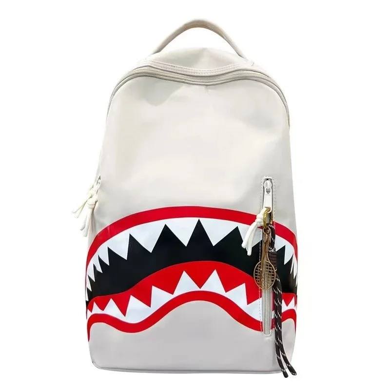 A Bathing Ape A Bathing Ape BAPE STA White Shark Backpack White - 1
