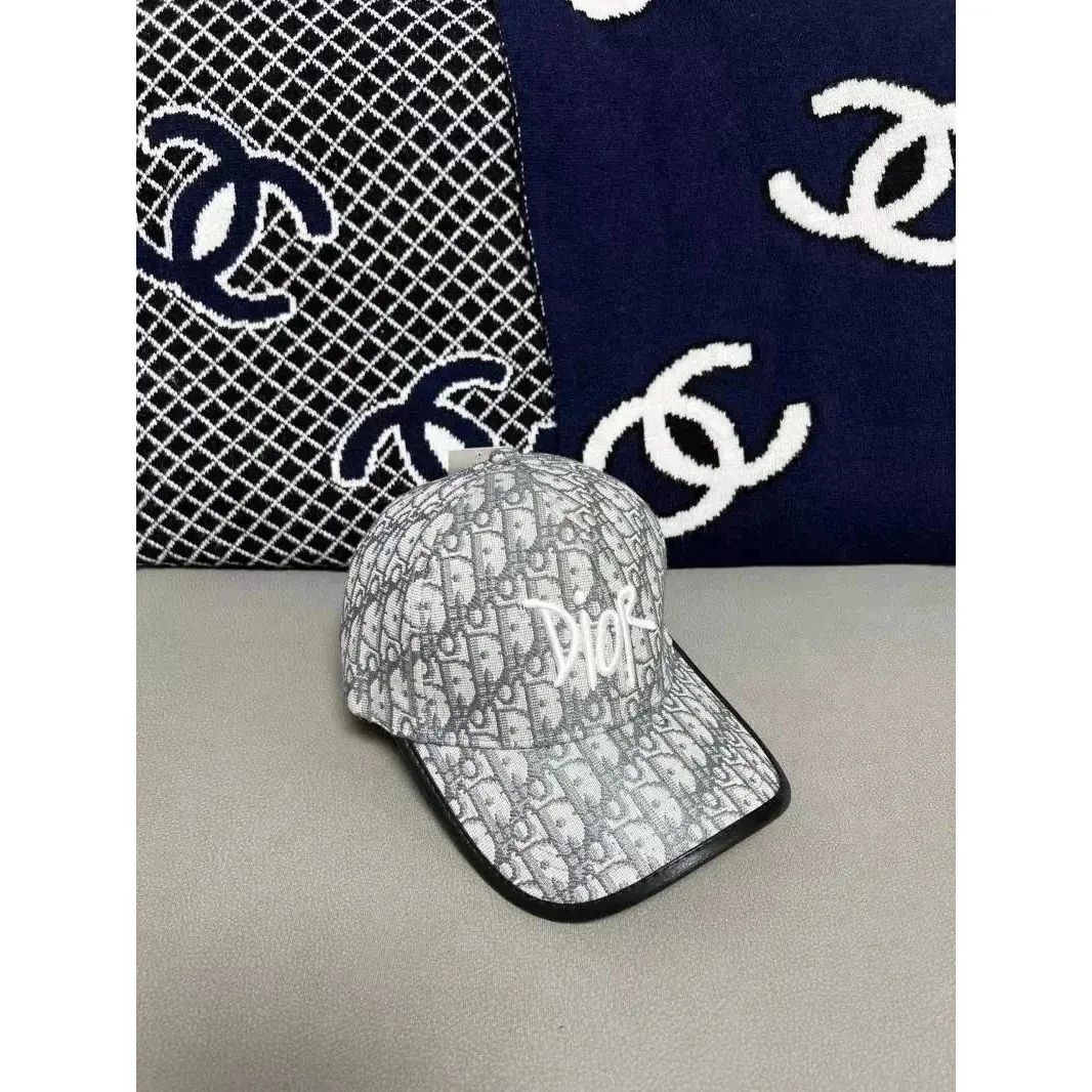 Chanel Dior Monogram Cap Grey