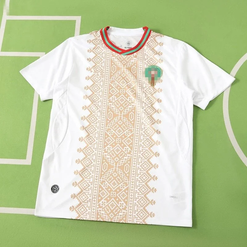 Other White Moroccan Away Jersey Football Shirt White - 1