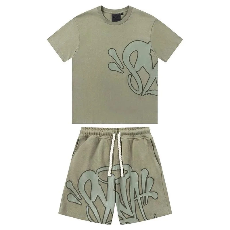 A Bathing Ape BAPE Military Green Co-ord Set Green