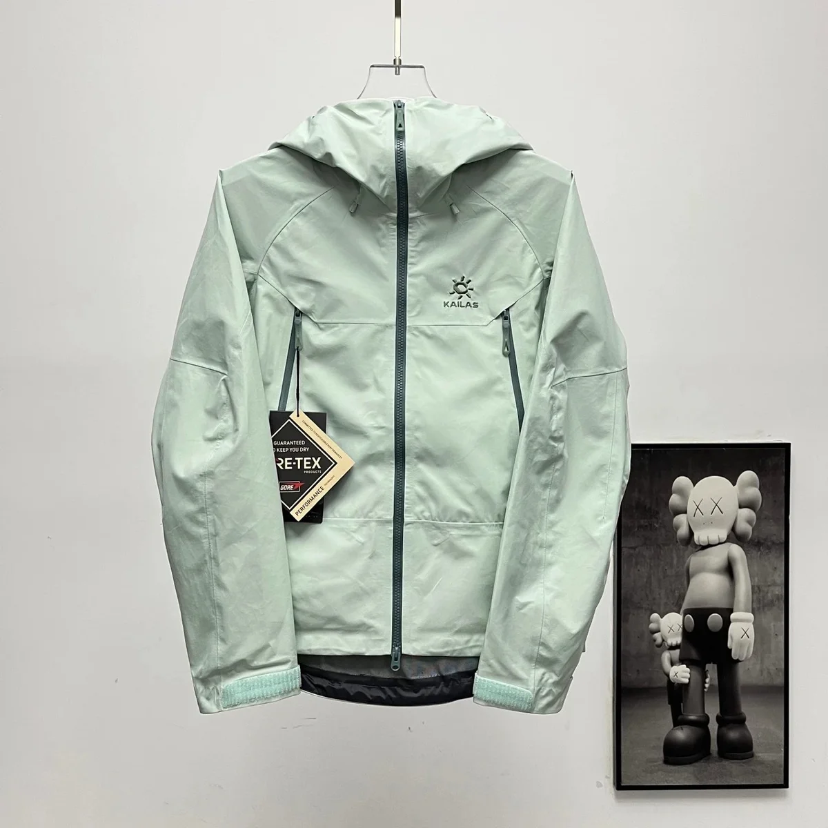 Kailas Kailas Mont-X Hard Shell Hooded Water Lake Green Jacket Green - 1