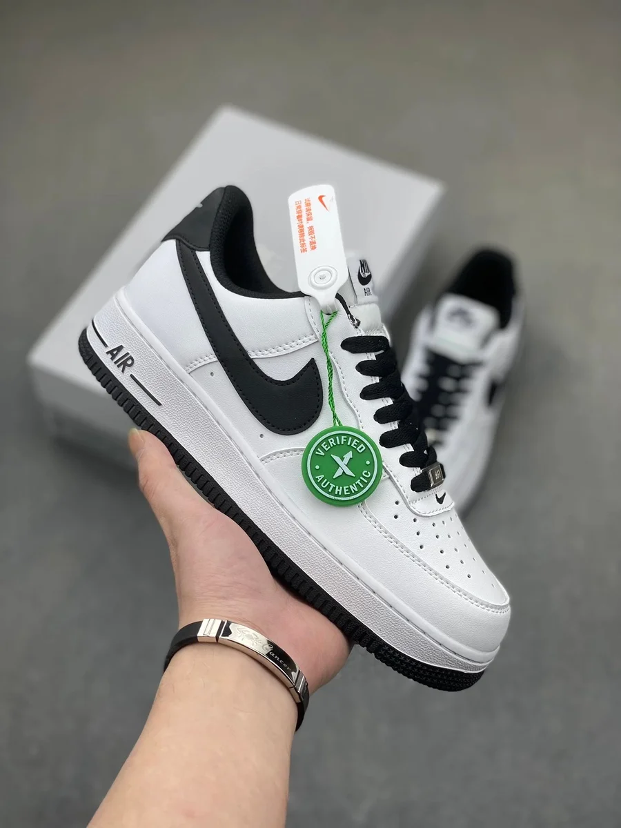 Nike Nike Air Force 1 White/Black Sneakers White - 1