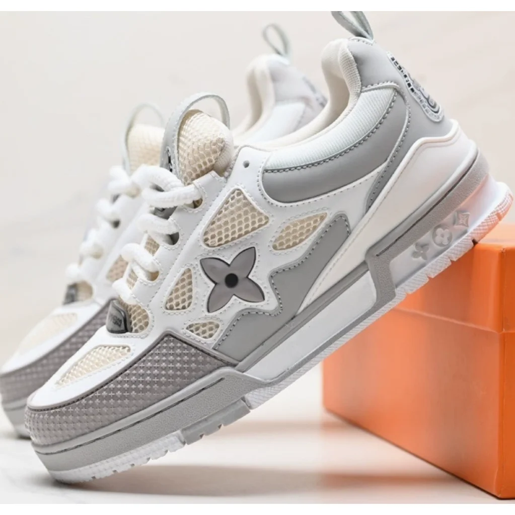 Louis Vuitton Louis Vuitton LV Trainer White/Grey Sneakers White