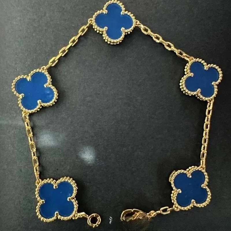 Van Cleef & Arpels Van Cleef & Arpels Alhambra Blue Gold Necklace Blue - 1