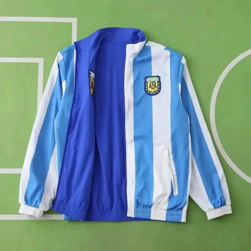 Other Argentina Football Jersey Jacket Blue/White Player Edition Blue - 1