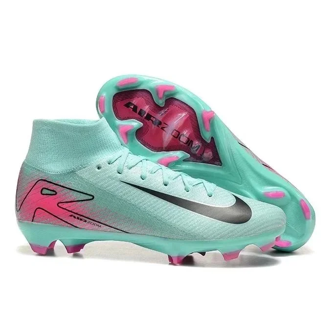 Nike Nike Air Zoom Mercurial Soccer Cleats Mint/Pink Blue