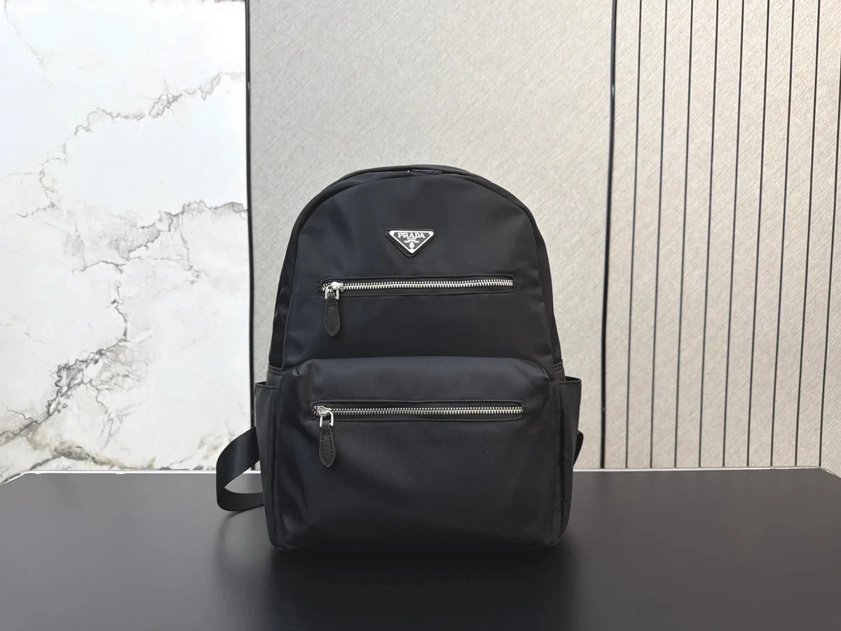 Prada Prada Re-Nylon Backpack 10 Black Backpack Black