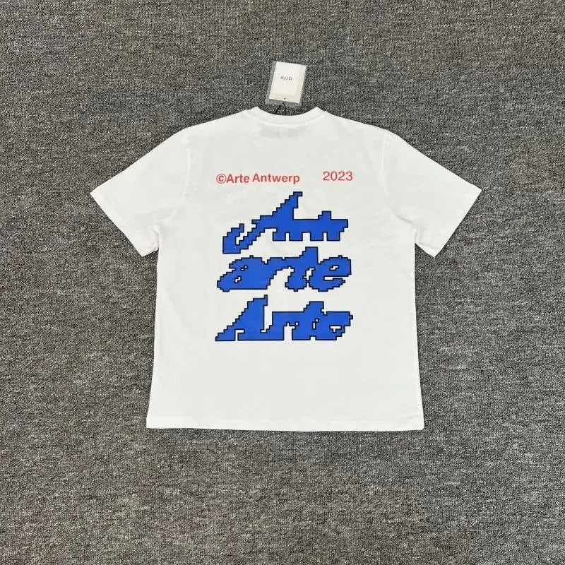 Other ART-101 Arte Antwerp 2023 Pixel T-Shirt White - 1
