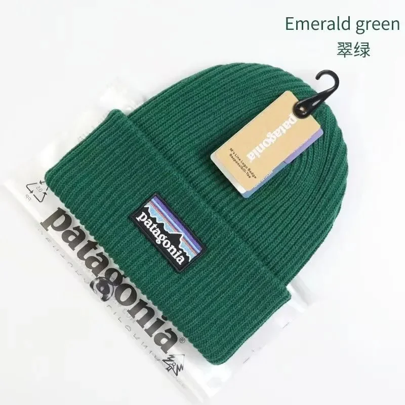 Patagonia Patagonia P-6 Logo Beanie Emerald Green Green - 1