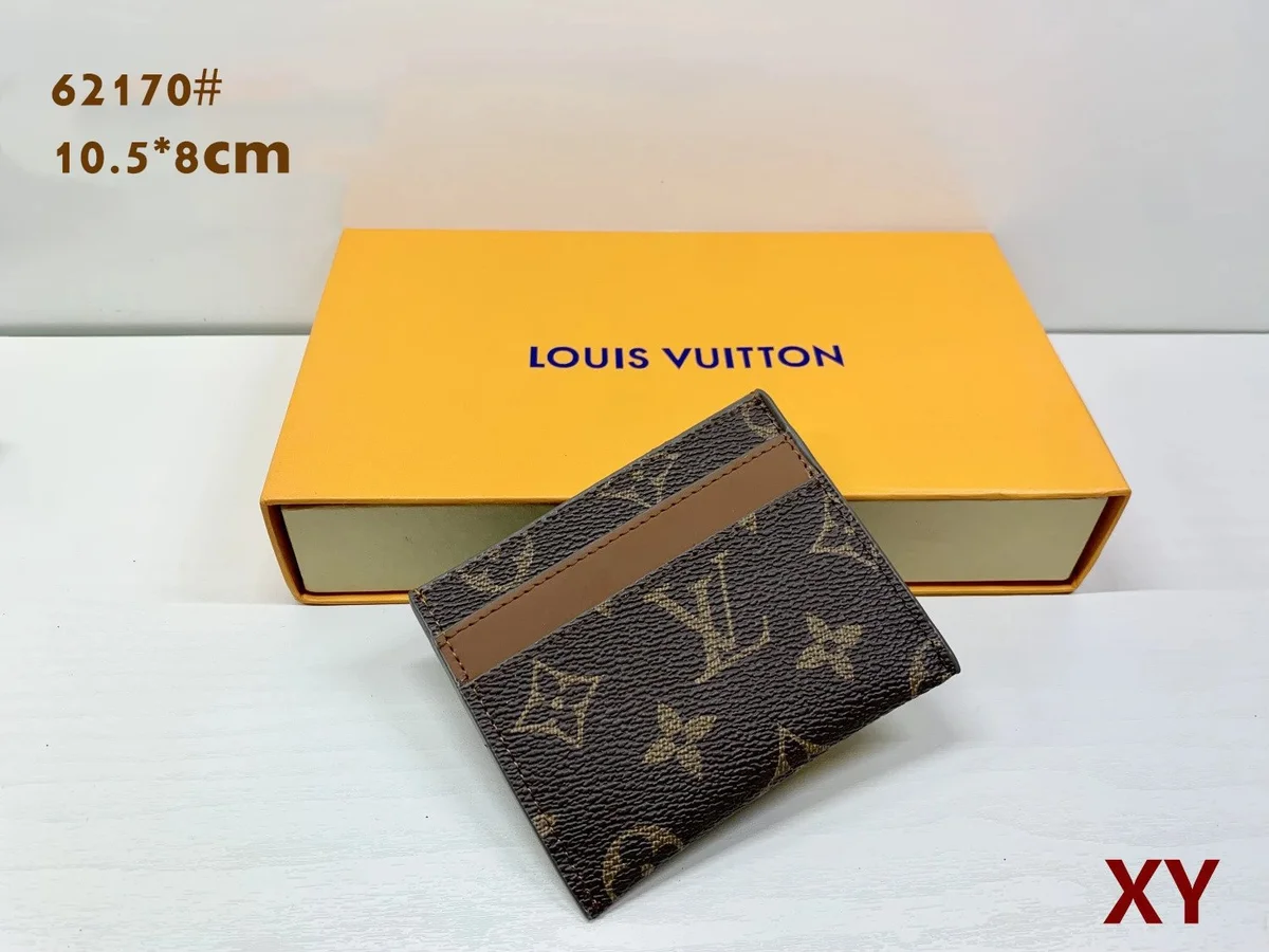 Louis Vuitton Louis Vuitton Monogram 62170 Brown Card Holder Brown
