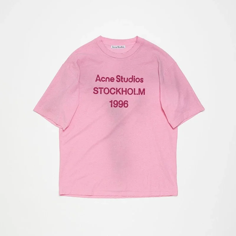 Acne Studios Acne Studios Pink 'Stockholm 1996' T-Shirt Pink - 1