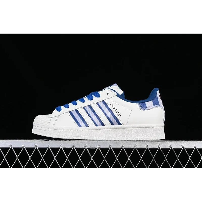 Adidas Adidas Superstar White/Blue Sneakers White - 1