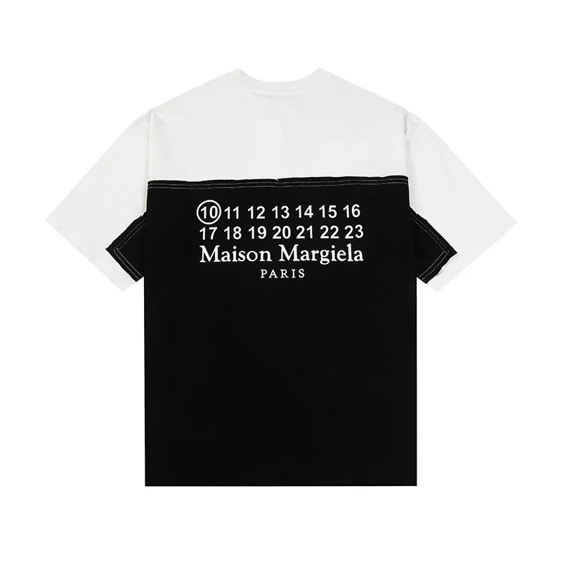 Maison Margiela Maison Margiela Replica Black/White T-Shirt Black