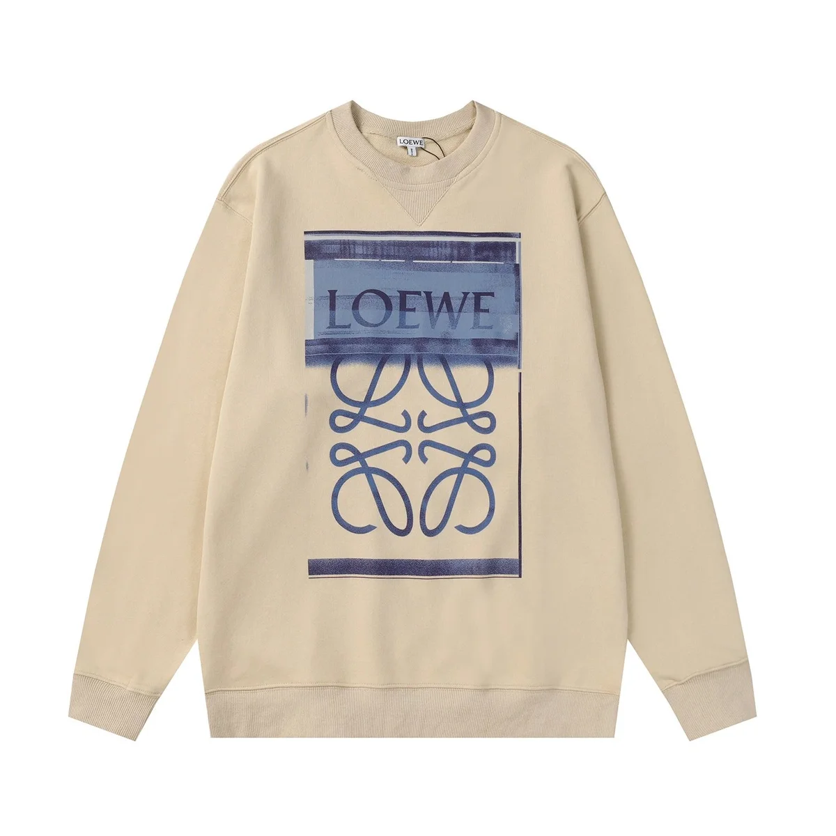 Loewe Loewe Anagram Cream Crewneck Sweatshirt Cream