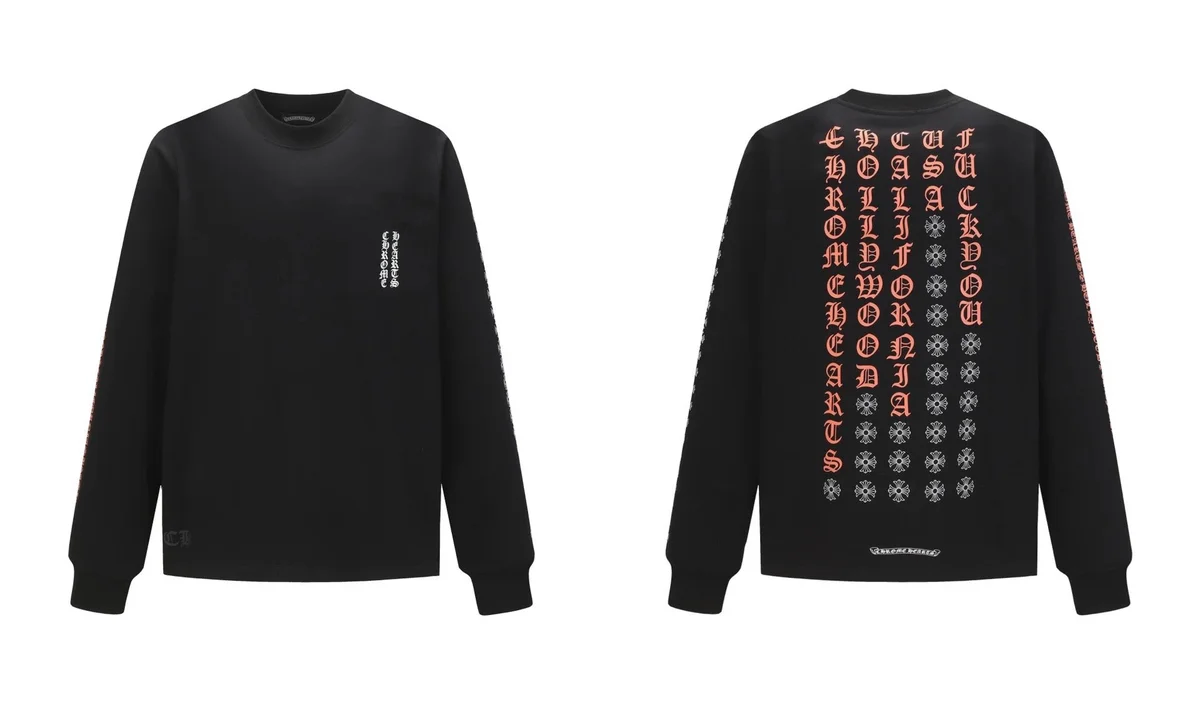 Chrome Hearts Chrome Hearts CH Cross Long Sleeve T-Shirt Black Black - 1