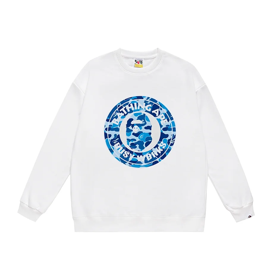 A Bathing Ape A Bathing Ape BAPE STA White Blue Camo Sweatshirt White - 1