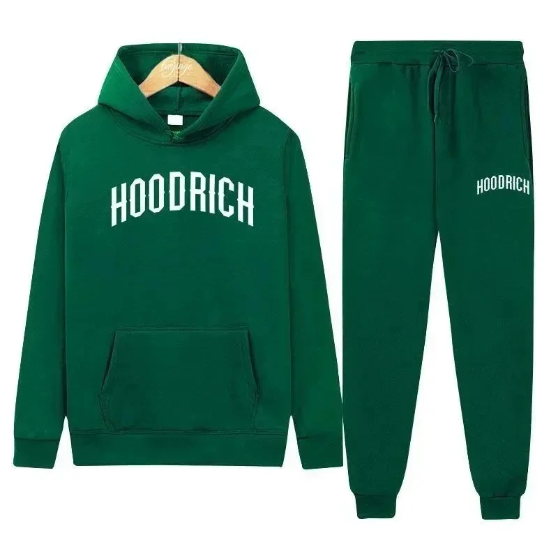 Other Hoodrich Green Hoodie & Jogger Set Green - 1