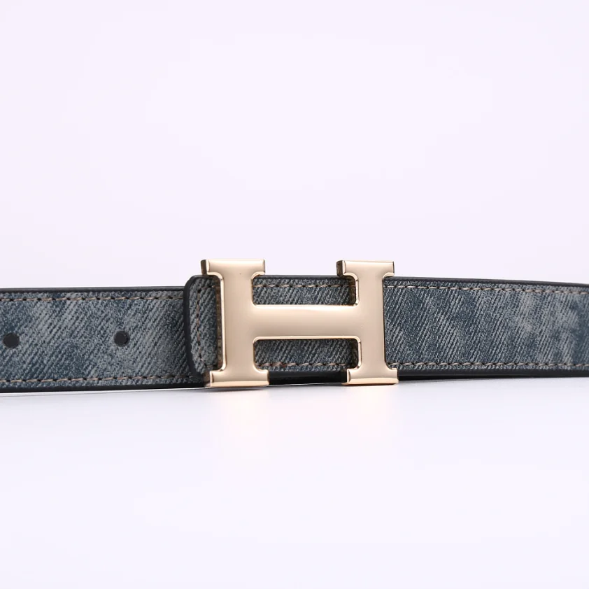 Hermès Hermès TB Monogram Belt A-4 Blue Blue