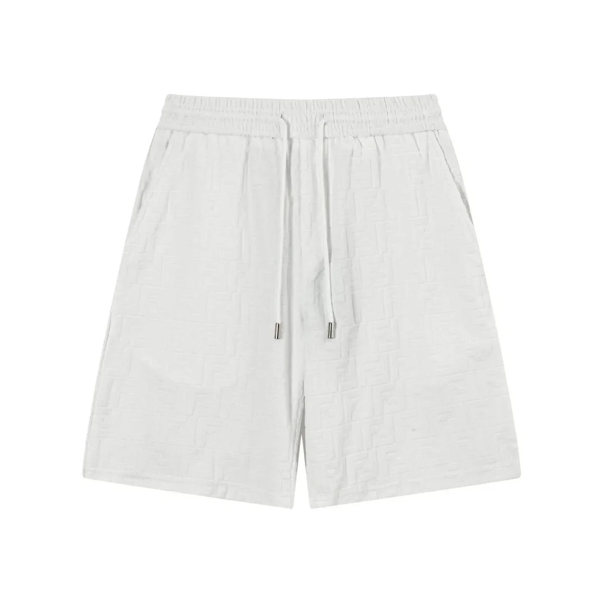 Fendi Fendi FF Monogram White Shorts 01 White