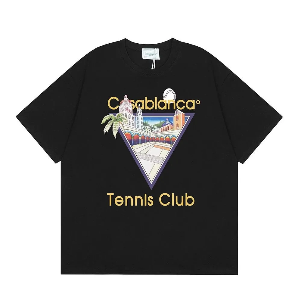 Casablanca Casablanca Tennis Club Black T-Shirt Black