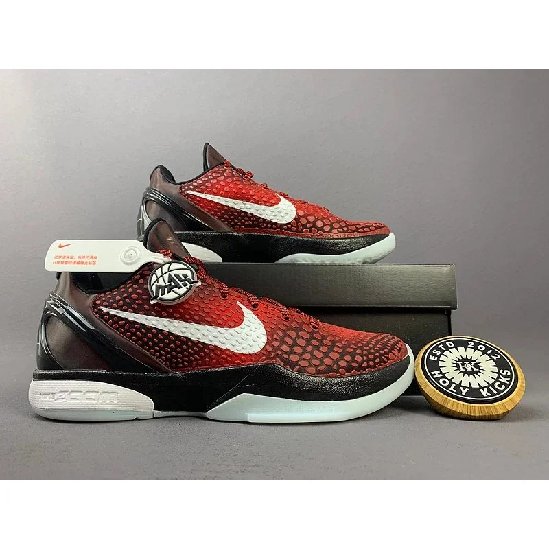 Nike Nike Air Kobe 8 Red Snake Sneakers Red