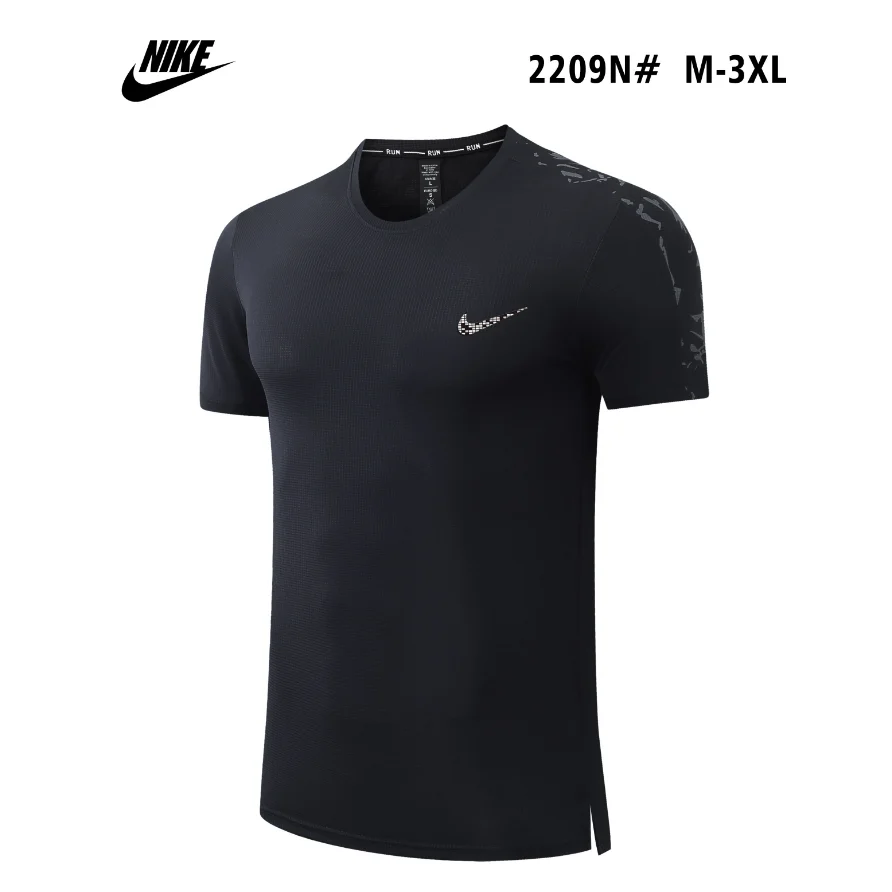 Nike Nike 2209N# Black T-Shirts Black - 1